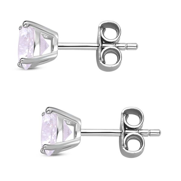 Lustro Stella - Wei&szlig;e Zirkonia Ohrringe, 925 Silber rhodiniert, ca. 2.97 ct image number 4