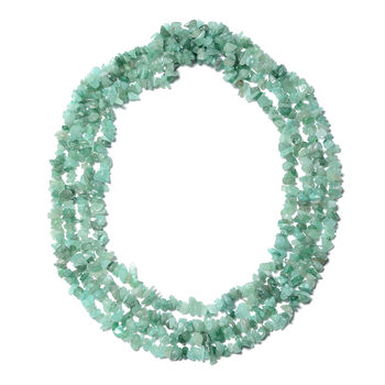 Gr&uuml;ner Aventurin endlose Halskette ca. 255 cm ca. 1056,85 ct