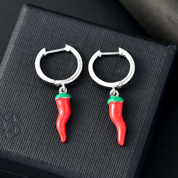 GP Kollektion Chili Ohrringe 925 Silber rhodiniert image number 2