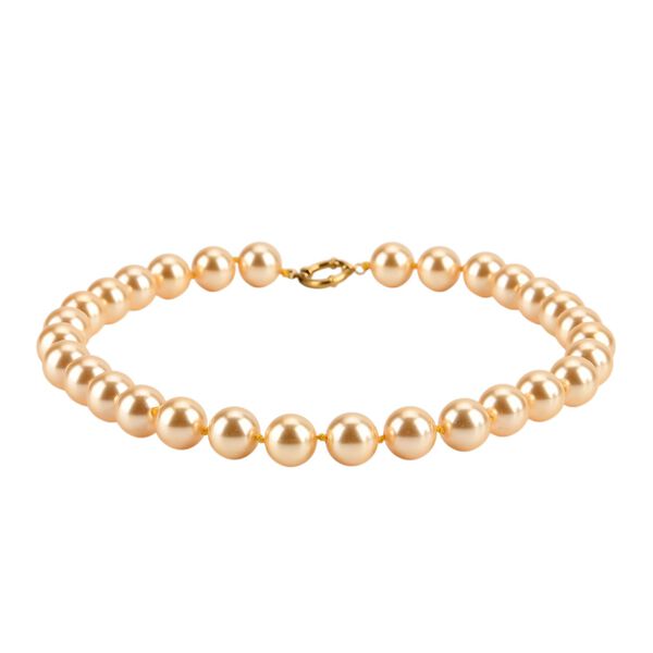 3er-Set goldenes Muschelkernperle Schmuckset image number 5