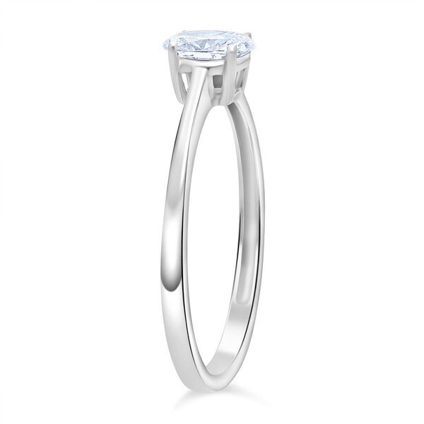 LUXURIANT VS-EF Labor Oval Diamant Ring - 0,50 ct. image number 4