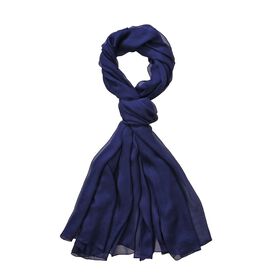 LA MAREY – Chiffon Schal aus Maulbeerseide, Tillandsia Violett