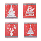 12er-Set Geschenktüten, Weihnachtsmotiv, Größe S (18x10x23 cm), M (32x12x26 cm), und L (31x12x42 cm), Mehrfarbig  image number 0