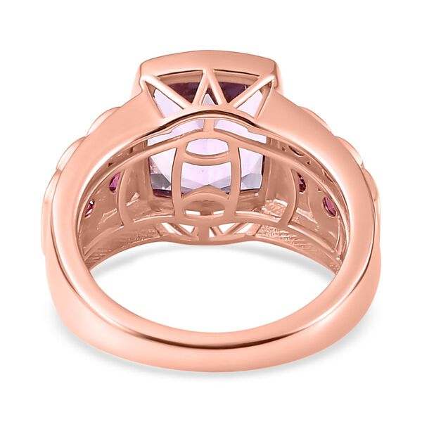 AA Rose De France Amethyst und Rhodolith Granat Ring- 5,49 ct. image number 6