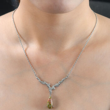 Unakite Halskette, 45 cm - 6,62 ct.