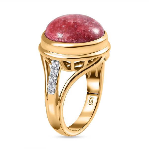 AA Thulit und Zirkon Ring - 10,83 ct. image number 5