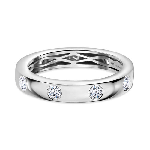 LUXURIANT DIAMANT- VS-EF Labor Diamant Ring, 925 Silber rhodiniert - 0,50 ct. image number 0