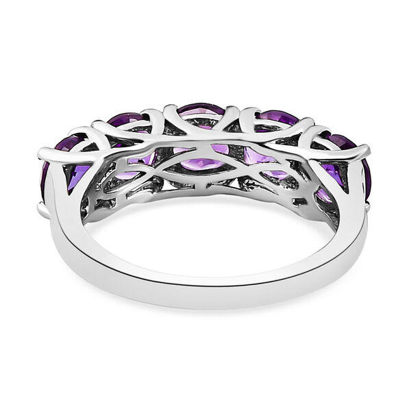 Nat&uuml;rlicher, marokkanischer Amethyst-Ring, 925 Silber platiniert  ca. 2,35 ct image number 6