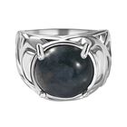 Moosachat Ring Messing (Größe 19.00) ca. 6,82 ct