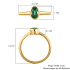 AAA Kagem sambischer Smaragd-Solitär-Ring in 585 Gold, 0,77 ct. image number 6