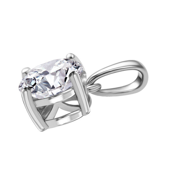 J Francis gefertigt mit SWAROVSKI Zirkonia Anhänger 925 Silber platiniert image number 3