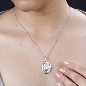 Nat&uuml;rlicher, &auml;thiopischer Welo Opal-Anh&auml;nger - 1,32 ct.