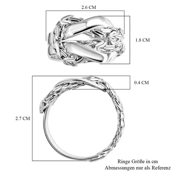 D'Joy 925 Silber Ring (Größe 19.00) ca. 7,55g image number 5