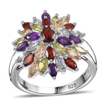 Multi-Edelstein-Ring - 2,87 ct.