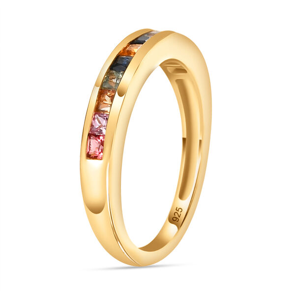 AA mehrfarbiger Saphir-Ring - 0,72 ct. image number 5