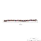 Natürlicher mehrfarbiges-Turmalin Armband, ca. 20 cm, 925 Silber platiniert ca. 25.73 ct image number 3
