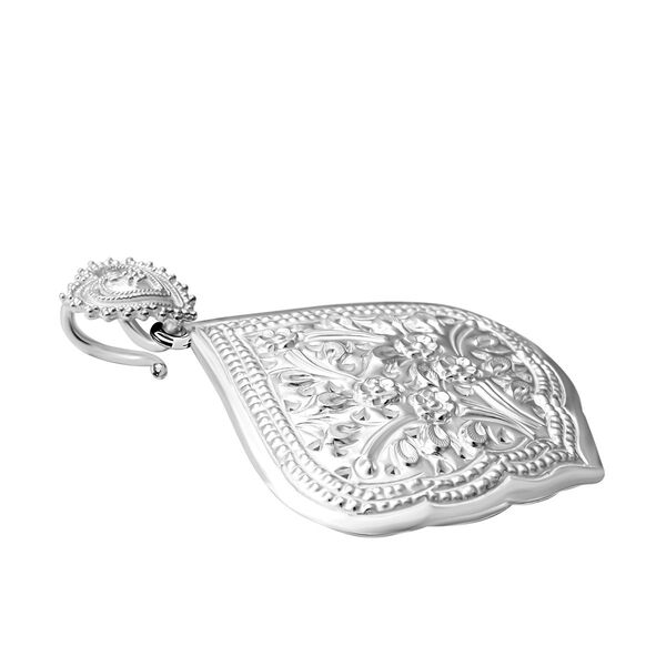 Anh&auml;nger mit Blumenmuster, 925 Silber rhodiniert, ca. 9,70g image number 2