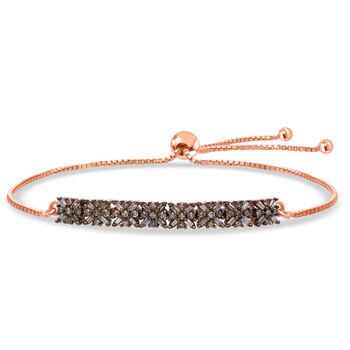 D'Joy nat&uuml;rliches Champagner Diamant 26,75cm Armband - 0,50 ct.