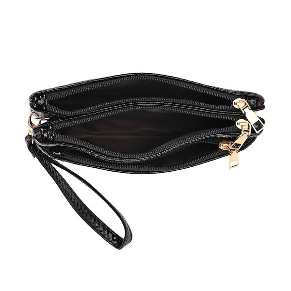 Stylische Sling Crossbody Tasche, Silber image number 6