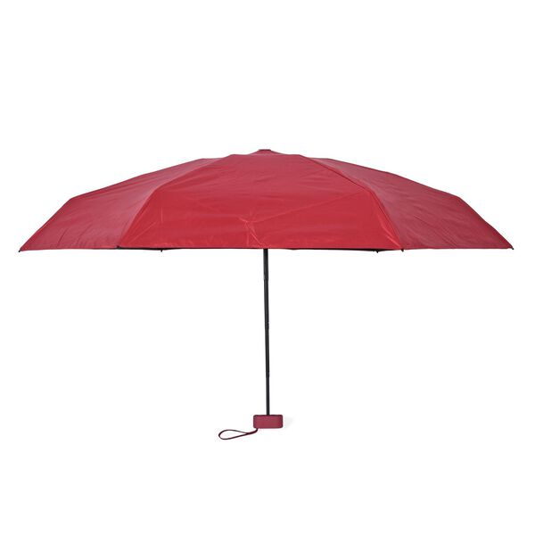 Sturmfester Pocketschirm mit UV-Schutz und Etui, 91x52cm, Rot image number 2