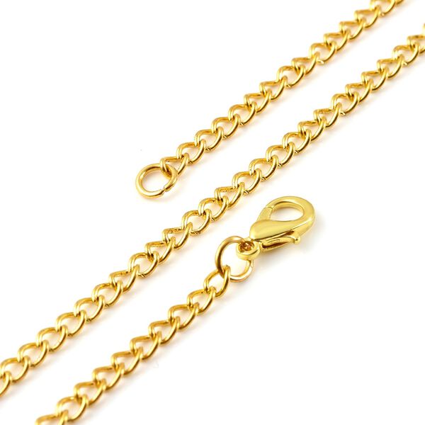 Strada - Taschenuhr im Sch&auml;ferhund Design, japanisches Uhrwerk, goldfarben image number 7