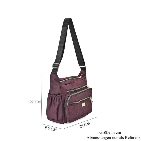 Oxford Side Bag, burgunder image number 9