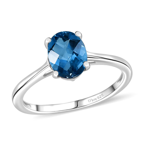D'Joy London Blau Topas Ring - 1,47 ct. image number 3