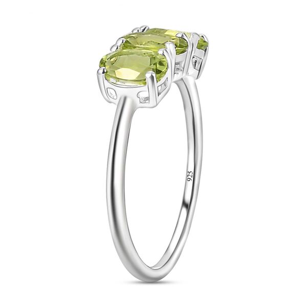 Nat&uuml;rlicher Peridot Ring, 925 Silber (Gr&ouml;&szlig;e 20.00) ca. 1,37 ct image number 5