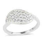 LUSTRO STELLA Weißer Zirkonia Ring 925 Silber  ca. 0,79 ct image number 3