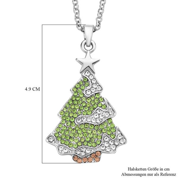 Mehrfarbiger Kristall-Anhänger mit 50+5cm Kette - 2,80 ct. image number 6