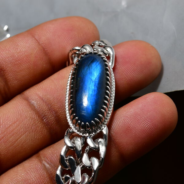 EVER TRUE Labradorit Armband ca. 20 cm Nickelfreies Messing ca. 20.65 ct (10-15 Werktage Lieferzeit) 20.65 ct image number 4