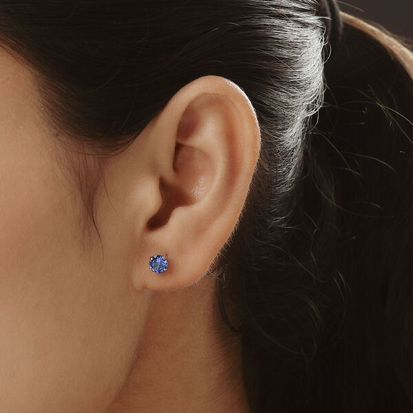 RHAPSODY AAAA Tansanit Ohrringe 950 Platin ca. 1,06 ct image number 3