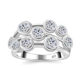 Moissanit Ring - 1,55 ct.