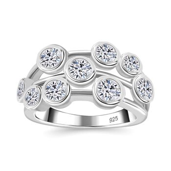 Moissanit Ring - 1,55 ct.