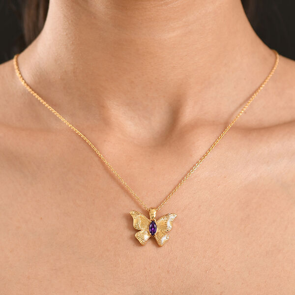 EVER TRUE Afrikanischer Amethyst Schmuckset ca. 50 cm ca. 0.49 ct image number 2