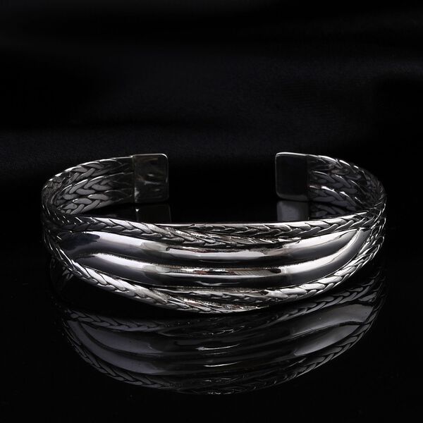 Royal Bali Kollektion- Armreif in 925 Silber. 19cm image number 1