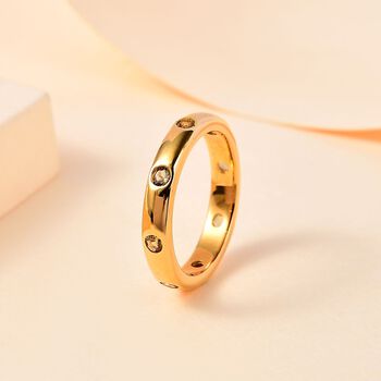 AA nat&uuml;rlicher, goldener Tansanit-Ring - 0,59 ct.