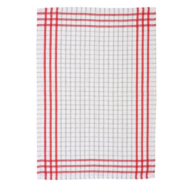 6er-Set gewebte Baumwoll-K&uuml;chent&uuml;cher, 35x55 cm, Rot image number 4