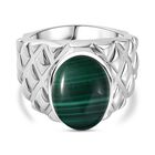 Malachit Ring Messing (Größe 16.00) ca. 8,23 ct