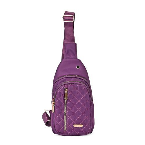 Oxford Bauchtasche, Lila image number 0