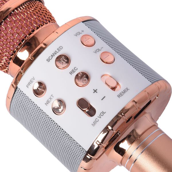 Multifunktions Karaoke Mikrofon, rosegold image number 7