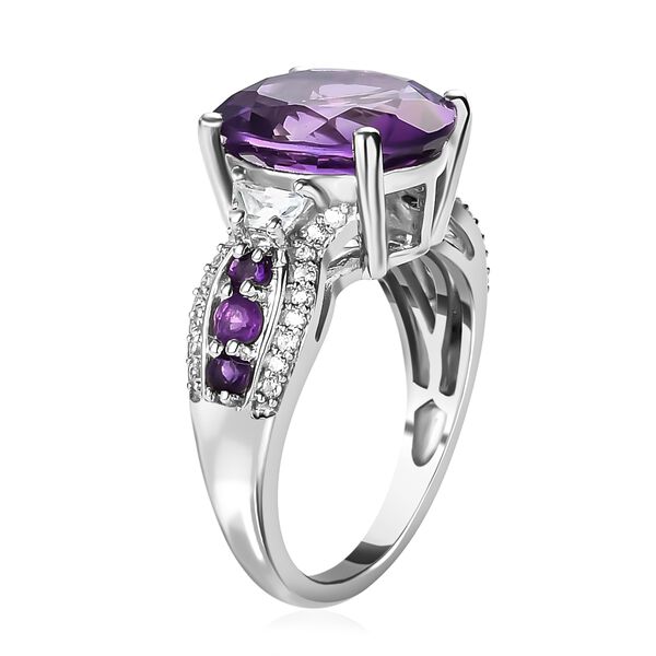 Lusaka Amethyst und Zirkon-Ring - 4,85 ct. image number 5