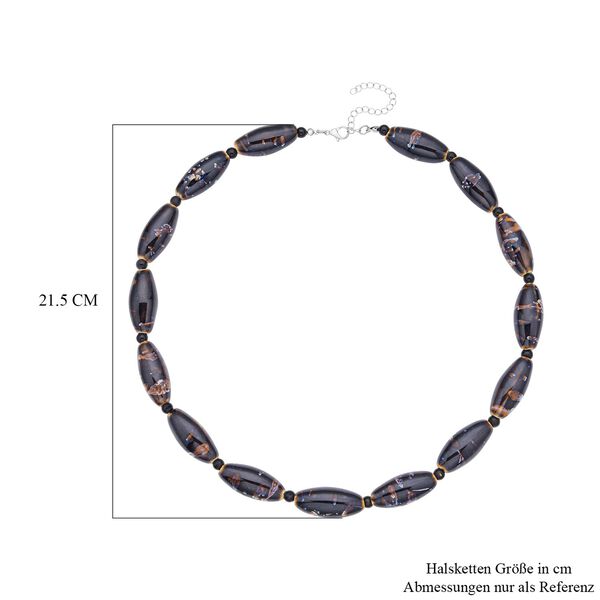 Keramik-Halskette, 60 cm, silberfarben 756.00 ct image number 5