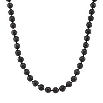 Shungit Kette ca. 76 cm, ca. 600.00 ct