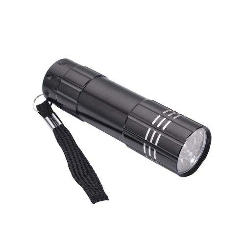 Mini-UV-Licht Taschenlampe, Metall, Kratzfest, (AAA Batterien nicht inklusive), 150g image number 0