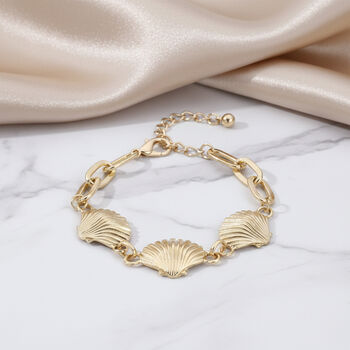 Gelb Armband ca. 19 cm + 5 cm Extender, ca. 14,50g