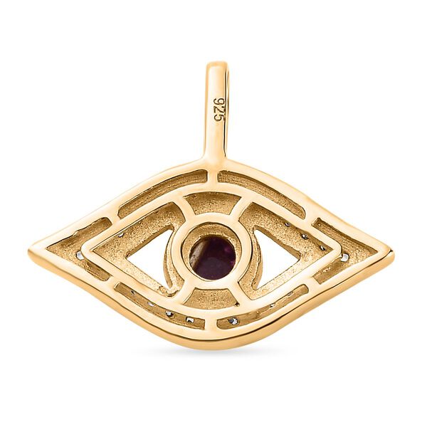 Nazar afrikanischer Rubin und Zirkon-Anh&auml;nger image number 5