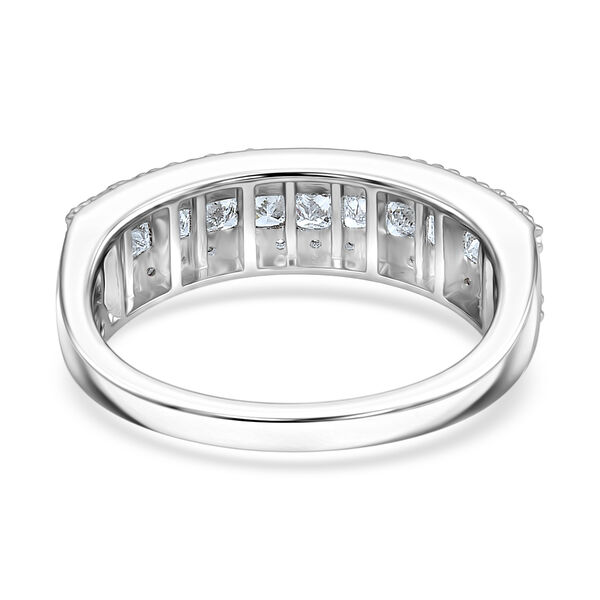 LUXURIANT VS-EF Labor Diamant Half Eternity Ring - 1 ct. image number 6
