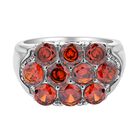 Roter Zirkonia Ring, reiner Edelstahl (Größe 16.00) ca. 2,00 ct image number 0