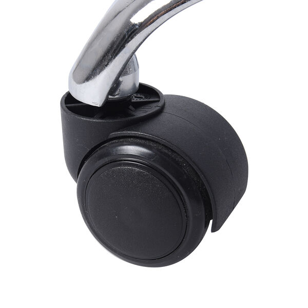 Büro-/ Schreibtischstuhl mit 360-Grad Drehfunktion und Höhenverstellung, Größe: 50x50x77 cm, Schwarz image number 1